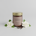 Gardenia Vanilla Candle - Plain Background