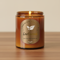 LourEssentials Bronze Gold Candle Mockup