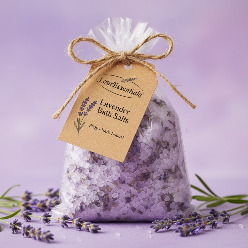 Herbal Bath Salts & Soak Blend 360g