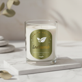 LourEssentials Olive Green Candle Mockup