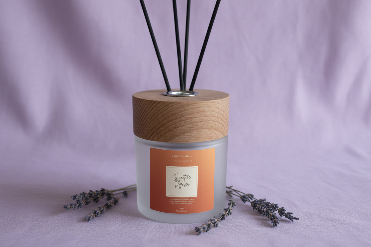 Signature Diffuser Lavender Background